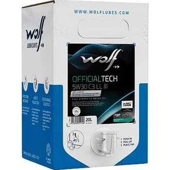 Motorový olej Motorový olej Wolf 20 l 5W-30