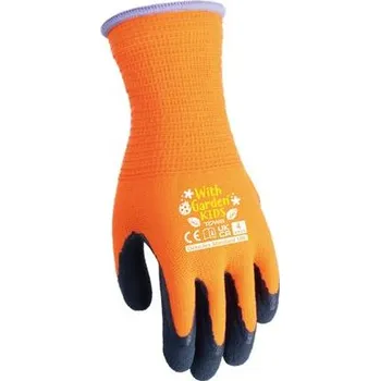 Cyklistické rukavice Rukavice dětské Kids oranžové vel. 4/XXXS Rosteto