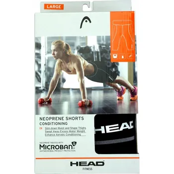 Dámské kraťasy Dámské neoprenové Kraťasy HEAD FITNESS Gym Aerobic vel. L šedé