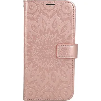Pouzdro na mobilní telefon Pouzdro Samsung A56 knížkové Mandala růžová (kryt neboli obal na Samsung A56)