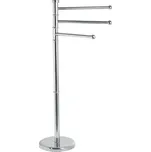 Aqualine - Stojan s věšákem na ručníky SAMBA 85,5 cm nerez/lesklý chrom