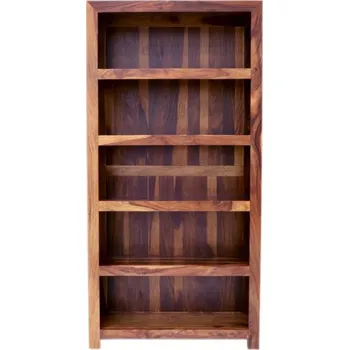 Knihovna Indický nábytek - Knihovna 90x180x35 Kali z indického masivu palisandr Natural