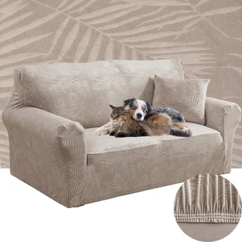 Napínací potah Potah na pohovku (kanape) Domidekor béžový