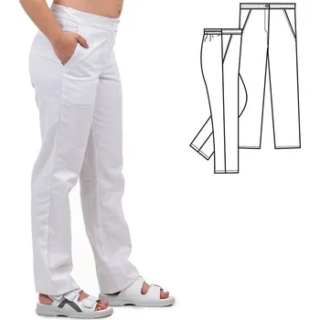 Gastro oděv (2407.0102) LEONA 35/65 kalhoty D - bílá - 46/160EU23