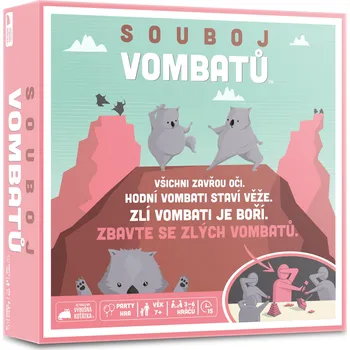 Desková hra Exploding Kittens Souboj vombatů
