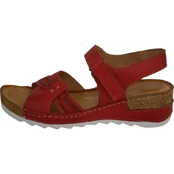 Dámské sandále Obuv dámská WASAK W620 červená (Dámská letní obuv)