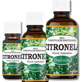 SALOOS Esenciální olej Citronela (100% přírodní éterický olej)