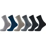 Dámské a pánské ponožky NOVIA | LUX žebro - balení 5 párů Velikost: 26-27 ( 39-41 ), Barava: mix barev
