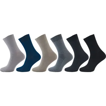 Dámské ponožky Dámské a pánské ponožky NOVIA | LUX žebro - balení 5 párů Velikost: 26-27 ( 39-41 ), Barava: mix barev