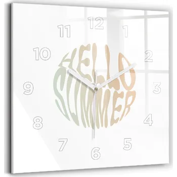 Hodiny Nástěnné hodiny Wallfluent bílé 30 cm