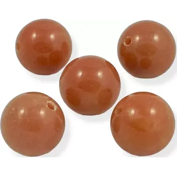 Drahý kámen Kulička velká vrtaná 20mm - karneol