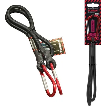 Upínací popruh Upínací guma s karabinou Quickloader Bungee Carabiner 80 cm