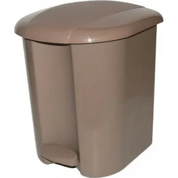 Odpadkový koš Pedálový odpadkový koš, 17 l, kávová, hnědá