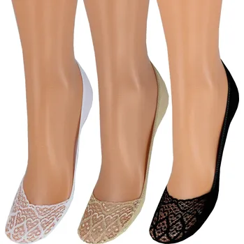 Dámské ponožky Bavlněné ťapky NOVIA | do balerínek B-2