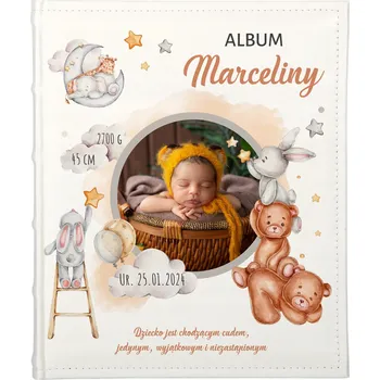 Fotoalbum ALBUM PRO DÍTĚ s údaji o narození dárek na křtiny, k 1. Narozeninám