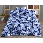 Brotex Francouzské povlečení Satén 240x220, 70x90cm Marsily modrá