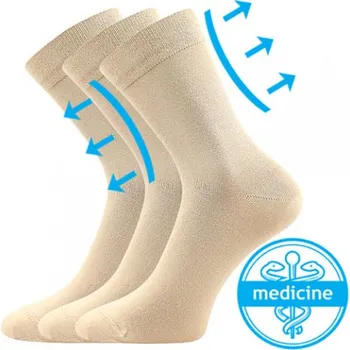 Dámské ponožky VoXX Boma Lonka Litex+ ponožky Lonka Drmedik, ponožky Lonka Drmedik, Lonka, 119264 béžová 39-42 (26-28)