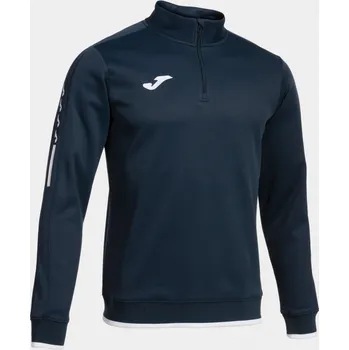Pánská mikina JOMA OLIMPIADA MIKINA TRÉNINK 1/2 ZIP DĚTSKÁ - Tmavě modrá - velikost 6XS