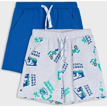 Oblečení a móda Sinsay - Sada 2&nbsp;kraťas - indigo - 146DX-57X - 146DX-57X-110