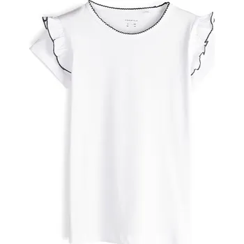 Dívčí tričko GATE Bavlněné tričko s volány 4Y 425-0455/10