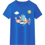 CHLAPECKÉ TRIČKO modré Wolf S2504 (Chlapecké tričko krátký rukáv)