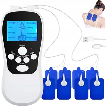 Masážní přístroj ELEKTROSTIMULÁTOR SVALŮ A NERVŮ TENS EMS MASÁŽ