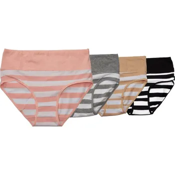 Dámské kalhotky NOVIA | proužek B11 Velikost: XL, Barva: černá Velikost: XL, Barava: béžová