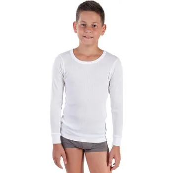 Evona Chlapecký nátělník s dlouhým rukávem PALKO bílý Velikost: 92