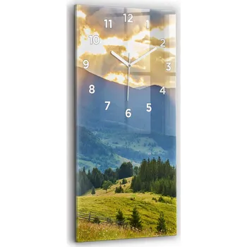 Hodiny Nástěnné hodiny Wallfluent, odstíny modré, 30 cm