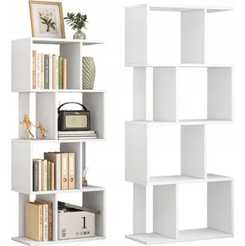 Knihovna Regál Rebiko 59,4 cm x 140 cm x 30 cm bílý