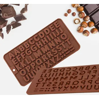 Forma na pečení Silikonová forma na čokoládu - písmena
