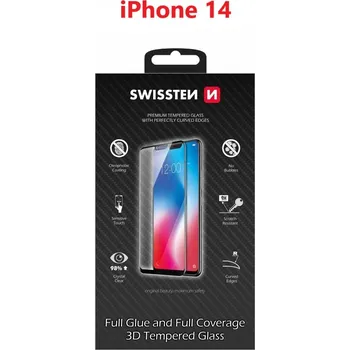 Swissten SKLO ULTRA DURABLE 3D FULL GLUE GLASS PRO APPLE IPHONE 14 ČERNÉ