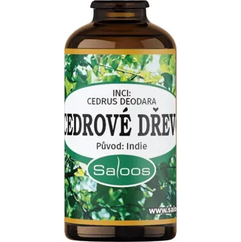 Vůně do bytu SALOOS Esenciální olej Cedrové dřevo 50ml (100% přírodní éterický olej)