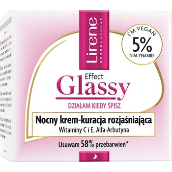 Pleťový krém Lirene Effect Skleněný noční krém - rozjasňující péče 50ml