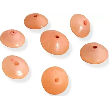 Korálek Korálky rondelky buri meruňkové - 6 ks