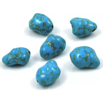 Drahý kámen Tyrkenitové nugety - 4 ks