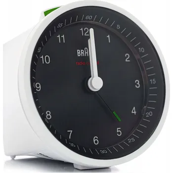 Budík BUDÍK BRAUN BC07WB-DCF S ALARMEM A PODSVÍCENÍM