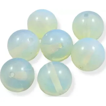 Drahý kámen Kulička velká vrtaná 20mm - opalit