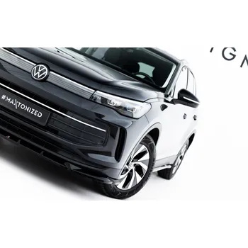 Nárazník Spojler pod nárazník lipa V.1 Volkswagen Tiguan Mk3 černý lesklý plast