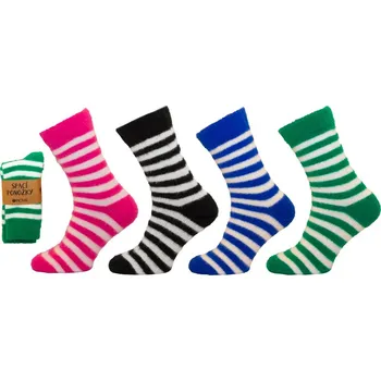 Dámské ponožky Dámské ponožky NOVIA | spací proužek 1267 Velikost: UNI ( 36-40 ), Barava: modrá