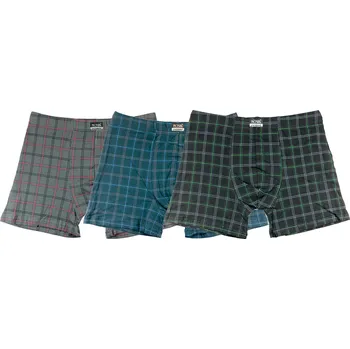 Boxerky Pánské trenkoslipy NOVIA | M205 kostka Velikost: XXL, Barva: černá Velikost: XXXL, Barava: černá