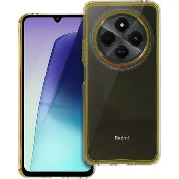 Pouzdro na mobilní telefon Ochranný kryt Matrix Clear – Xiaomi Redmi 14C / Poco C75, žlutý (Obal Matrix Clear – čirý zadní kryt se žlutým rámem pro Xiaomi Redmi 14C / Poco C75)
