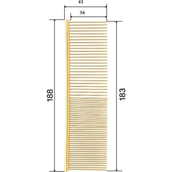 Kartáč pro zvířata So Posh Kovové hřebeny Velikost: Grande