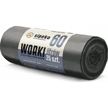 Pytle na odpadky Sipeko univerzální černé pytle na odpadky 60l 25 ks