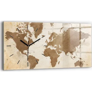 Hodiny Nástěnné hodiny Bluedecor hnědé 60 cm