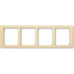 Rámeček vodorovný čtyřnásobný ABB Time Arbo 3901F-A50140 50J přírodní javor
