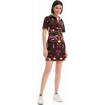 Dámské šaty šaty Desigual Celia negro velikost XL