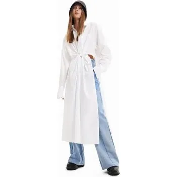 Dámské šaty šaty Desigual Sena blanco velikost M