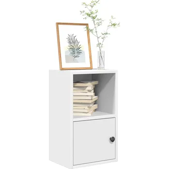 Knihovna Knihovna bílá 31x24x52 cm kompozitní dřevo
