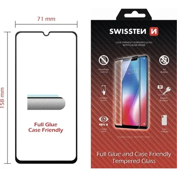 Swissten OCHRANNÉ SKLO SAMSUNG A705 GALAXY A70 ČERNÉ
